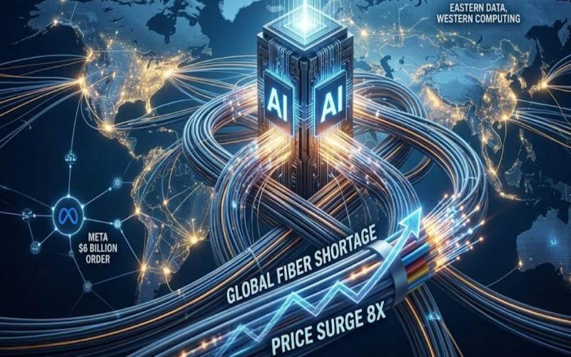 لماذا ترتفع أسعار كابلات الألياف الضوئية؟: مراكز بيانات الذكاء الاصطناعي واختناقات الإمداد