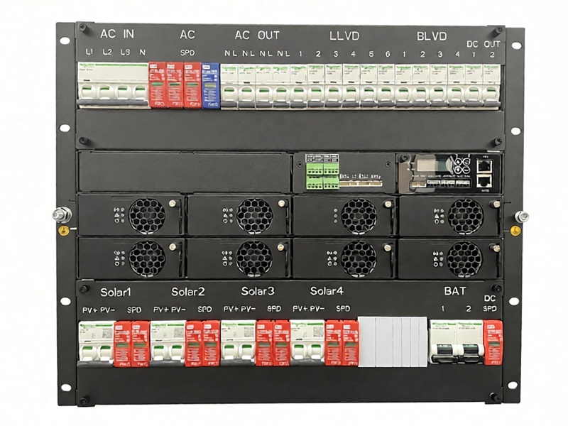 K&M 19-Inch 48VDC Hybrid Embedded Power Supply System